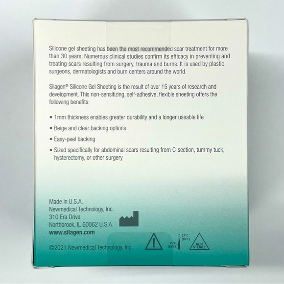 FLASH SALE! Silagen 100% SILICONE AB/EXTREMITY STRIP CLEAR 2” x 18” *PRICE FIRM - Picture 3 of 4